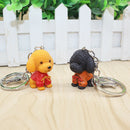 Cartoon Cute Dogs Keychains Pendant Key Rings Women Bag Car Metal Key Chain GiTE