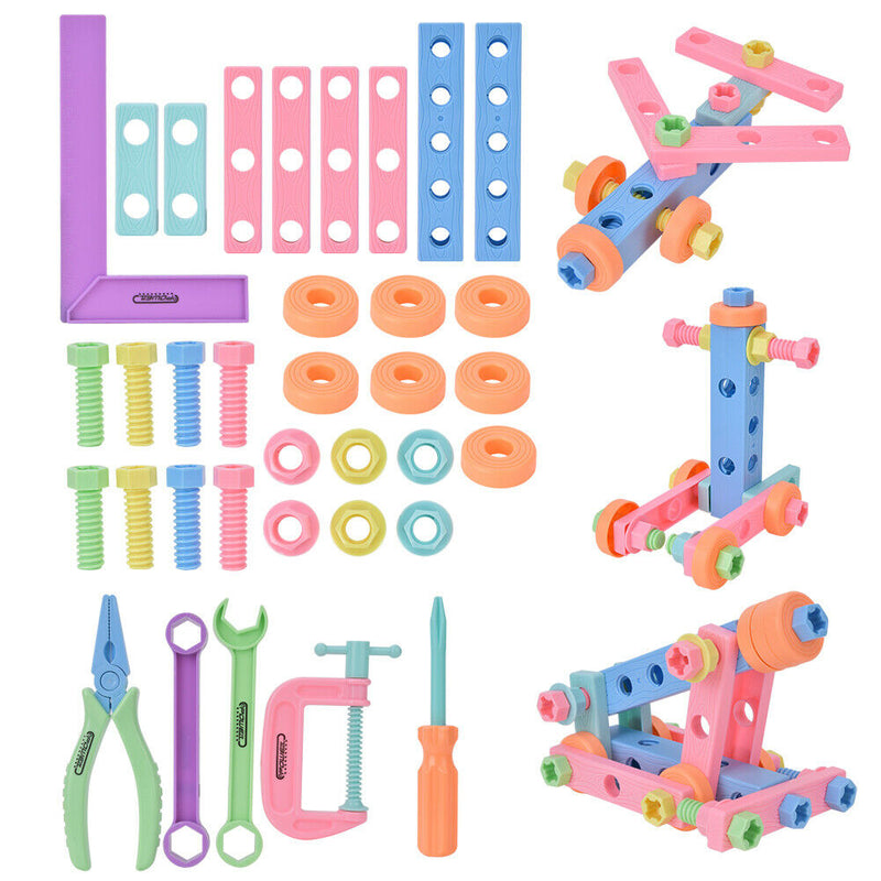 Children Kids Jigsaw Assembling Building Blocks Baby Early Educational Toys