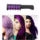 6 Colors Mini Hair Chalks Multicolor Color Dye Crayons Comb Styling Tools