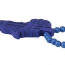 Blue Bead Necklace With African Map Pendant