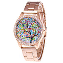 Fashion Luxury Women Classic Quartz Stainless Steel Belt Dress Dial Wrist Watch