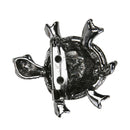 Retro Diamond-bordered Delicate Brooch Alloy Small Tortoise 30*35mm