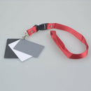 Digital Camera 3in1 Pocket-Size White Black Grey Balance Cards Neck Strap