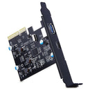2 Ports External USB 3.1 (10Gbps) PCI Express Card tp 1 X Type C & 1 x Type
