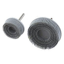3Inch White Polishing Wheels Grit 120 Radial Bristle Disc Emery Rubber Abra