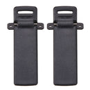 2Pcs Walkie Talkie Spare Back Belt Clip for Baofeng 2-way Radio UV5R