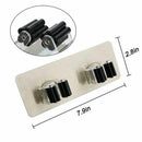 Mop broom, wall-mounted gripper self-adhesive non-slip kitchen bathroom gar J5U5