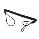 Boating Fishing Pliers Lanyard Coiled Tether Retractable Steel Coil Lanyard