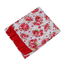 Women Apron with Ruffle Pocket Floral Roses for Cooking Kitchen Chef Waitre I1V2