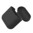 Black+Red Silicone Case Holder Protector for AirPods Earphone