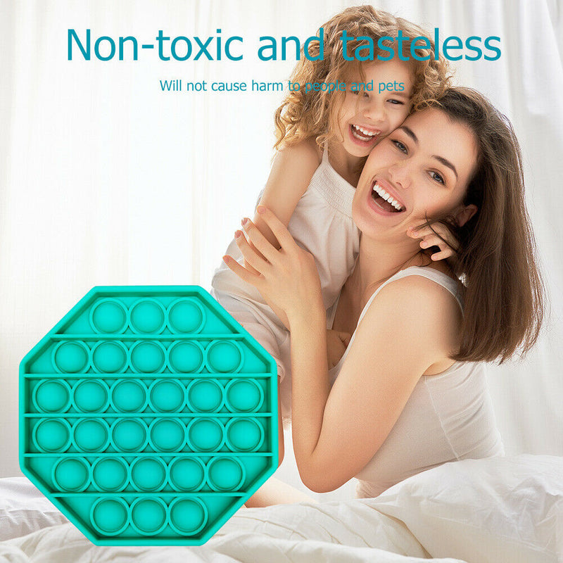 Autism Push Bubble Sensory Toys Relief Stress Squeeze Toys (Bright Green)