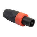10pcs 4-Pole Male Audio Cable Connector Plug for Cable NEUTRIK NL4F
