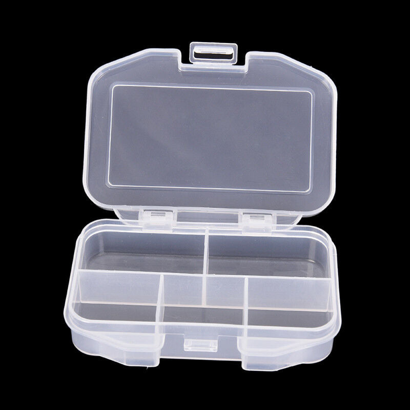 Travel 5 compartment dispenser case pill box medicine tablet holder organizer Kw