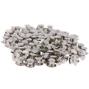 100Pcs/set  LOW PROFILE Locking Pin Backs Keepers for all Pin Post Pins FT