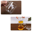Transparent Clear Glass Milk Mug Coffee Tea Cup Teapot Kettle With Tea Infu B3W9