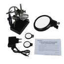 LED Light 2.5X 7.5X 10X Magnifier Helping Hand Auxiliary Clamp Alligator Cl
