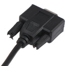 15Pin VGA Male to 2 VGA SVGA Female Adapter Splitter Video Monitor CabEF  Ew