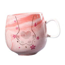 Large Ceramic Coffee Mugs Large Handle for Men Women  U0221 pink