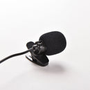 3.5mm Mini Studio Speech Microphone Mic Clip On Lapel for PC Desktop Notebook JR