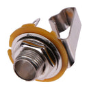 10pcs 1/4in Guitar Jack Socket Connector Female for Electric Guitar Bass