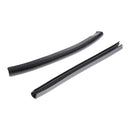 2Pcs Skateboard Longboard Nose Guard Guard Edge Protection Rubber Strip Black