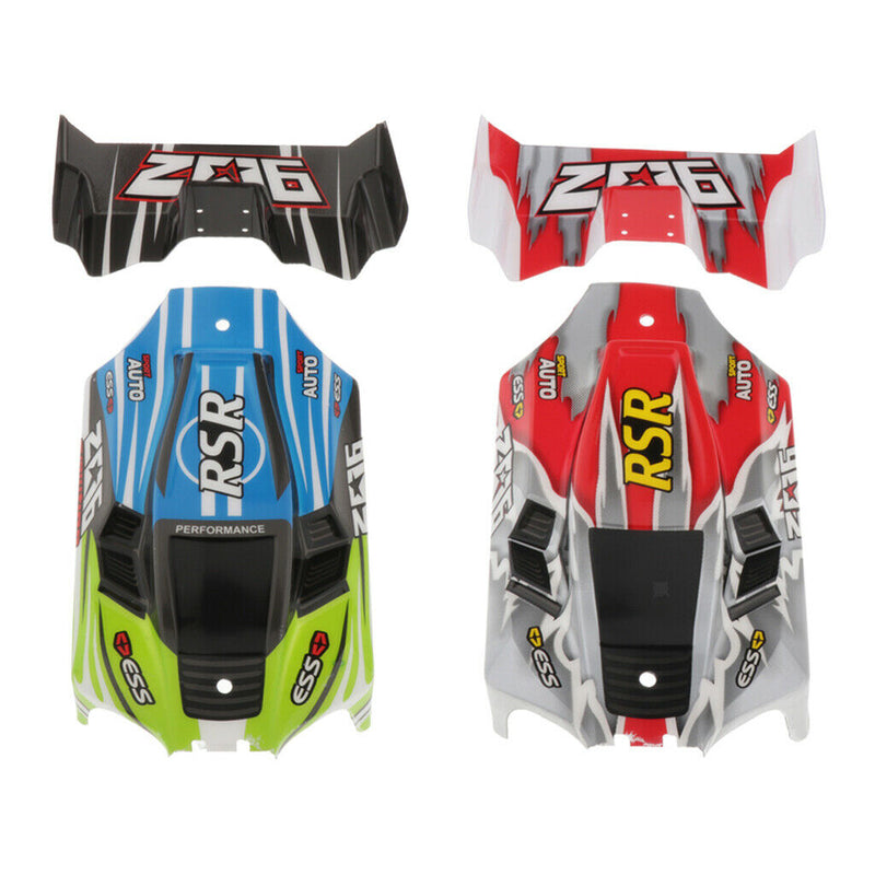 2pcs Fit WLtoys 1:14 Upgrade Top Canopy Tail Wing Set Spare Parts Fitting