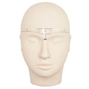 100 Pcs Eyebrows Ruler Adhesive Eyebrow Grooming Shaper Permanent Tattoo St