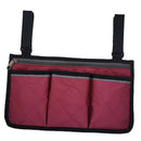 3Pcs Wheelchair Side Pouch Storage Bag Chair Armrest Pocket for Accessories
