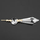 10x Chandelier Clear Artificial Crystal Lamp Prism Hanging Drop Pendant Set L9J2