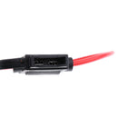 5pcs 16AWG Car Inline Blade Fuse Holder Waterproof Cap Circuit Protection
