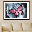 Butterfly on Hands Modern 5D Diamond DIY Painting Home Decor Cross Stitch C R6Y2