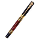 Chinese Classical Fountain Pen Golden Metal Wood Signature Pen for Office B