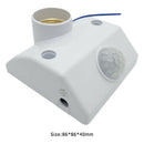 E27 PIR Motion Sensor Lamp Holder Auto Infrared LED Light Base Socket Adapter