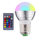 E27 RGB LED Light Bulb Remote Control 16 Colors Changing -Engery Saving