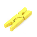 50 Mini Wooden Craft Pegs Clothes Paper Photo Hanging Spring Clips 25mm Mu