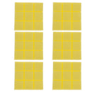 6pcs Acoustic Foam Sound Absorption Panels Sound Isolation Foam Yellow Color
