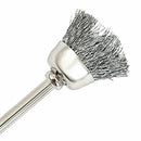 60X 3mm Steel Cleaning Wire Brushes Wheel Cup Brush Polishing Attachment Ki
