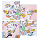 45pcs Snack Pocket DIY Decorative Stickers Paper Labels Gifts Packaging Decor JR