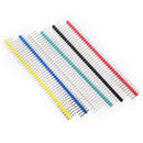 30x 40Pin Connector Male 2.54mm Pitch Pin Header Strip Single Row Kit for PCB OS