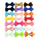 20Pcs Hair Bows Band Boutique Alligator Clip Grosgrain Ribbon Girl Baby LJ