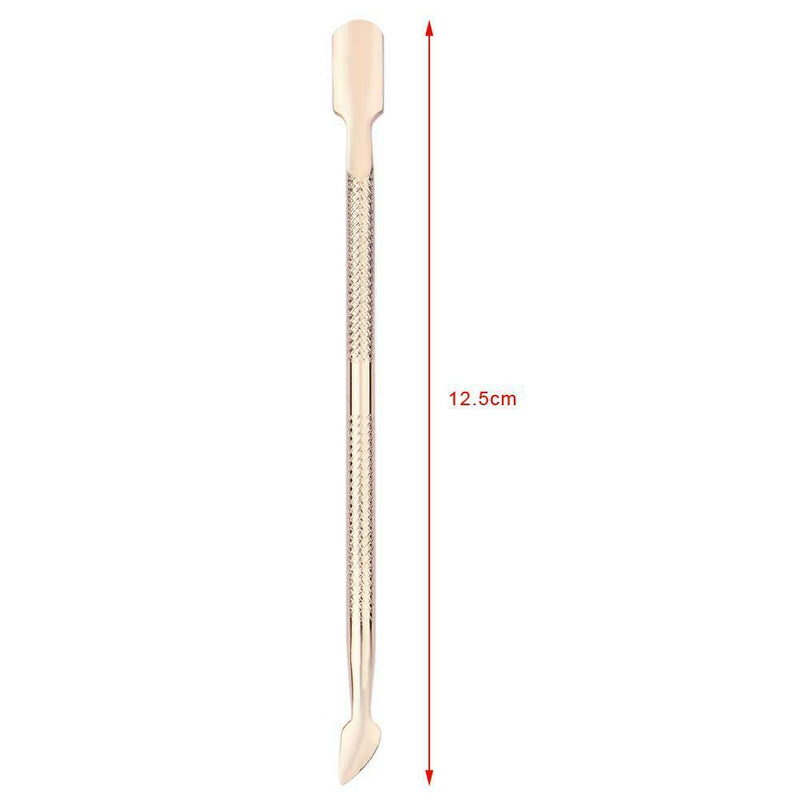 Stainless Steel Cuticle Pusher Dead Skin Remover UV Gel Nail Art Care Tool