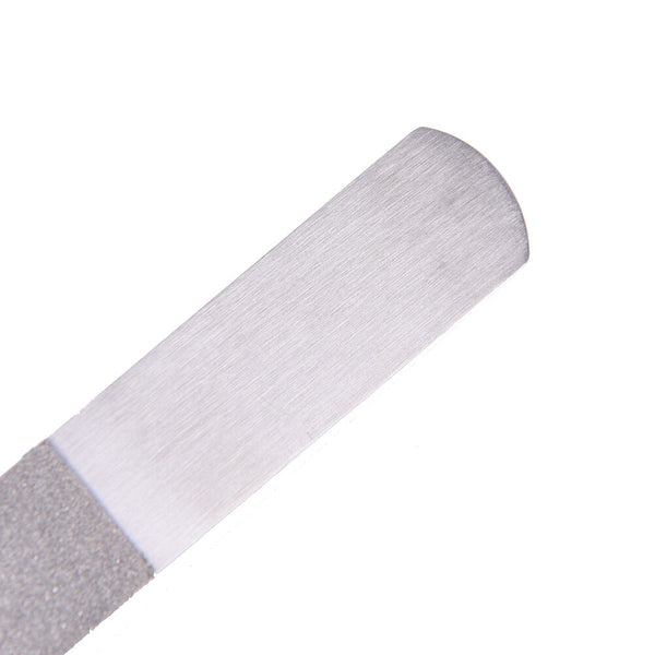 Huge Dual Sided Stainless Steel Metal Nail Art File Manicure Pedicure ToolJ Cy