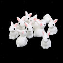 110pcs Animal Bees and Rabbits Sculptures Ornament Statue Garden Decor