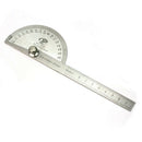 New And High Quality Steel Round Head 0-180 Degree Protractor Angle Ruler