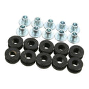 10x Motorcycle Rubber Grommets Bolt Pressure Relief Cushion Kit For Fairings