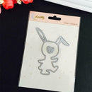 Cutting Dies Scrapbooking DIY Craft Metal Paper Card Rabbit Cartoon Stencil