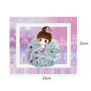 Fairy 5D Diamond Cardboard Painting DIY Cross Stitch with Baseplate Bracket