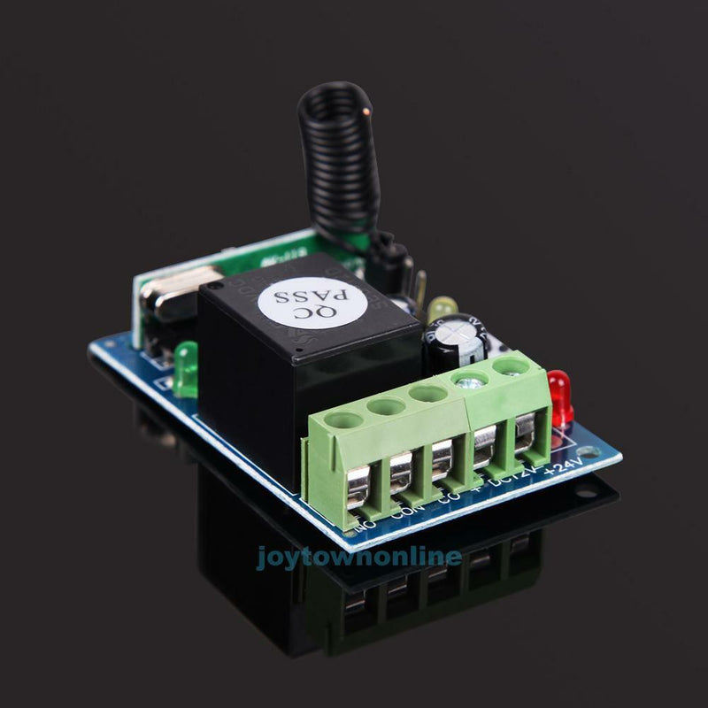 433MHz DC12V 1 Channel Learning Code Wireless Remote Control Relay Mode