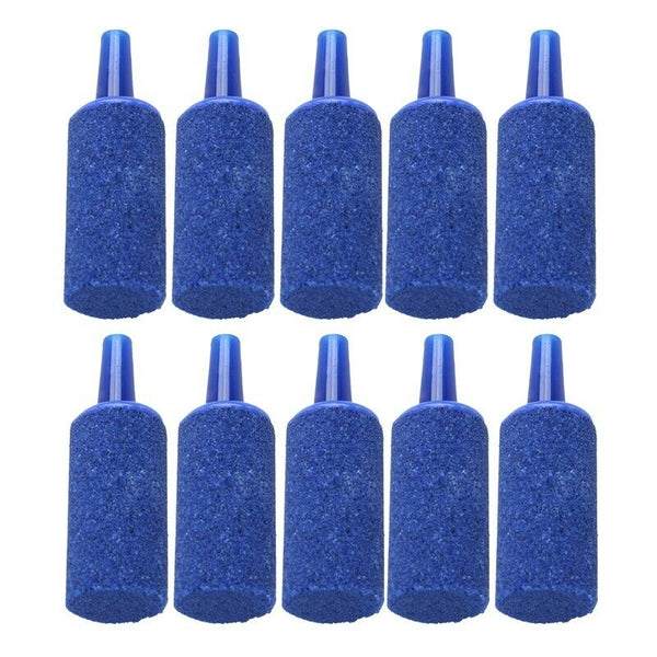 Fish Tank Mineral Bubbles Air Stone, 10 Pieces, Blue S4K9