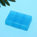1pc Random Color Mini Pill Cases Drug Storage 6 Slots Pill Box Storage Box  Z